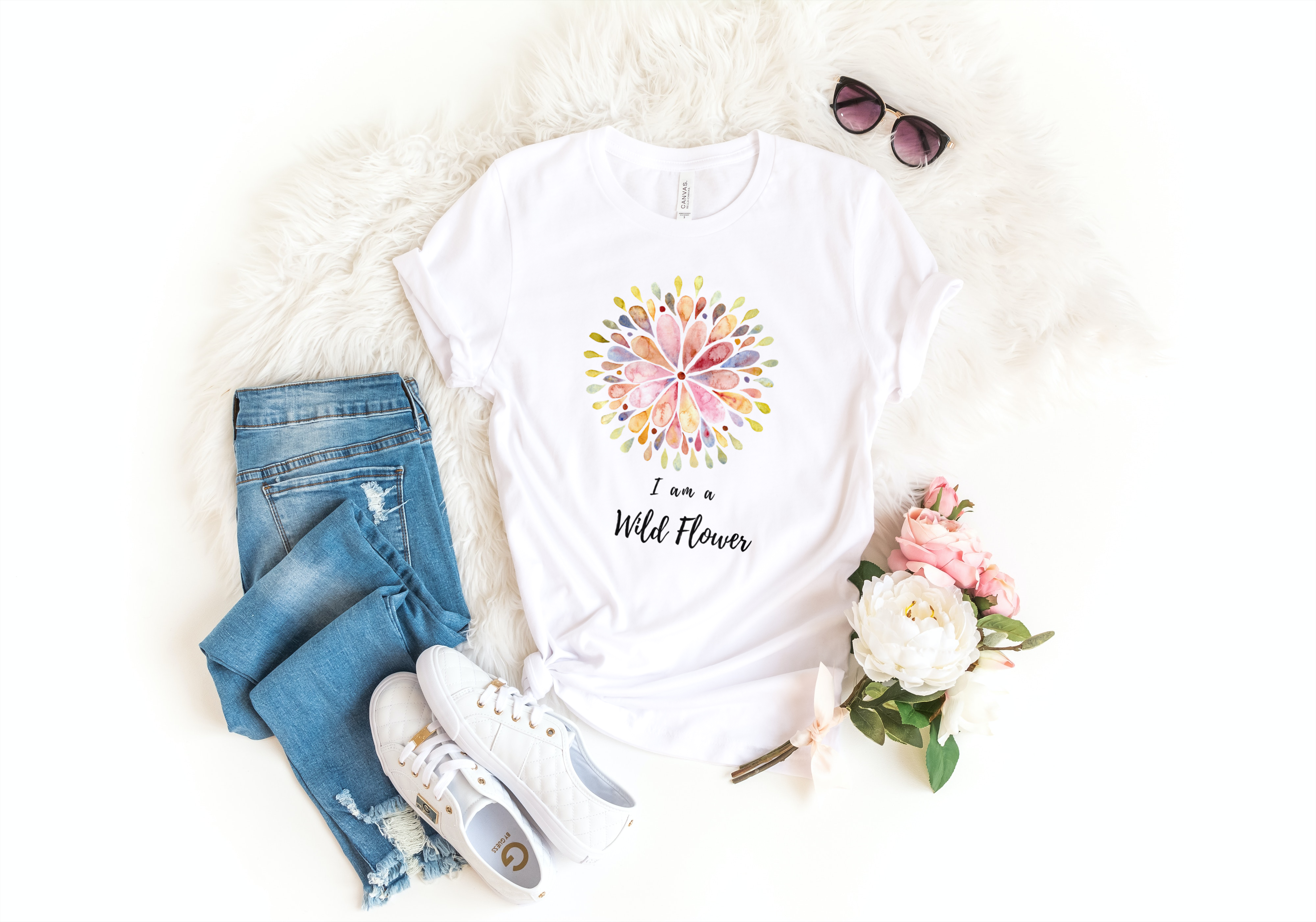 Story of Awakening Lifestyle Community Spirituality Relationships Love Light Meditation Oneness Earth Balance Healing Shop Store Charity Tree Nature Read Write T shirt Tops Tees Clothing Women Horoscope Organic Cotton I Am A Wild Flower Quote