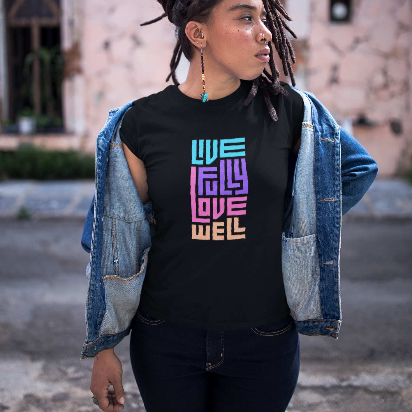 Story of Awakening Lifestyle Community Spirituality Relationships Love Light Meditation Oneness Earth Balance Healing Shop Store Charity Tree Nature Read Write T shirt Tops Tees Clothing Women Horoscope Organic Cotton Live Fully Love Well Quote