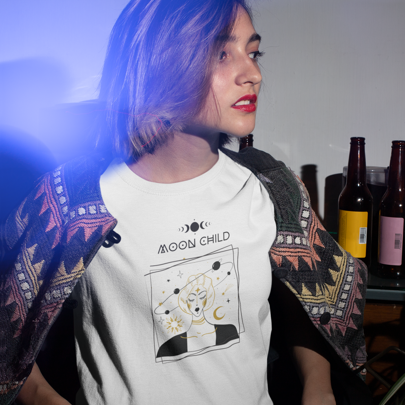 Story of Awakening Lifestyle Community Spirituality Relationships Love Light Meditation Oneness Earth Balance Healing Shop Store Charity Tree Nature Read Write T shirt Tops Tees Clothing Women Horoscope Organic Cotton Stay Wild Moon Child Wicca Witch Quote