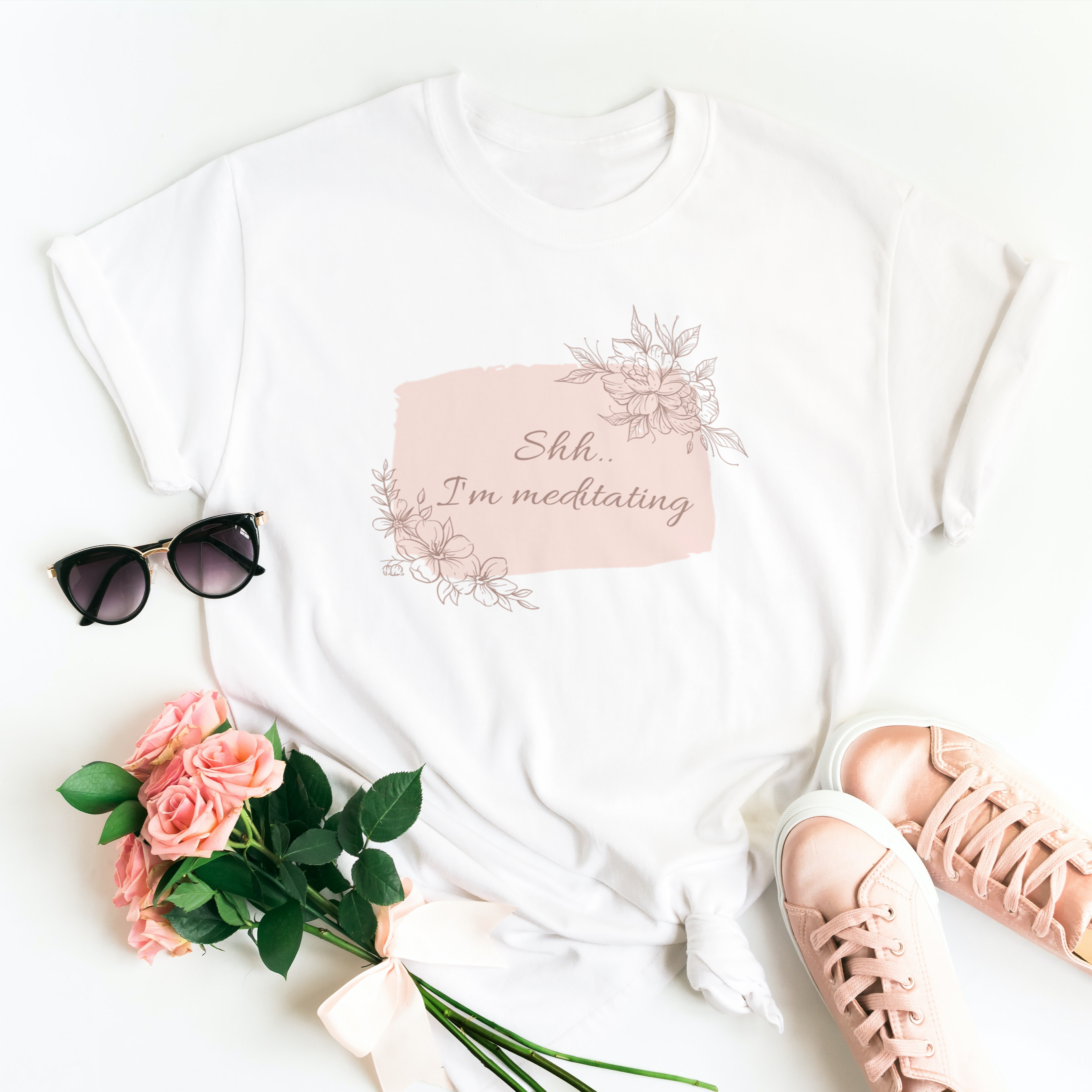 Story of Awakening Lifestyle Community Spirituality Relationships Love Light Meditation Oneness Earth Balance Healing Shop Store Charity Tree Nature Read Write T shirt Tops Tees Clothing Women Horoscope Organic Cotton I Am Meditating Wellness Yoga Quote