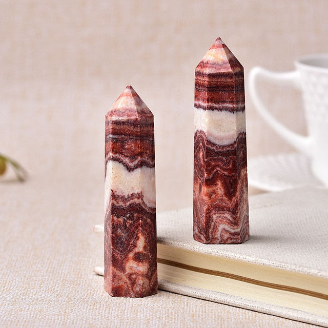 Story of awakening. Lifestyle store and community. Crystals and jewelry. Rhodochrosite.