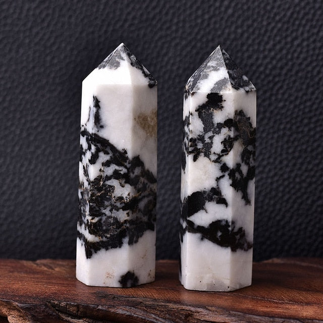 Story of awakening. Lifestyle store and community. Crystals and jewelry. Zebra Jasper.