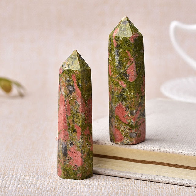 Story of awakening. Lifestyle store and community. Crystals and jewelry. Unakite.