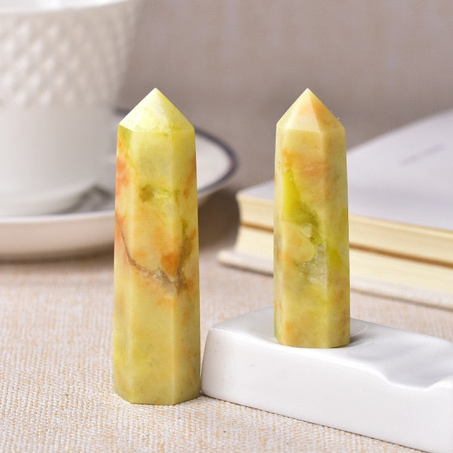 Story of awakening. Lifestyle store and community. Crystals and jewelry. Yellow Jade.
