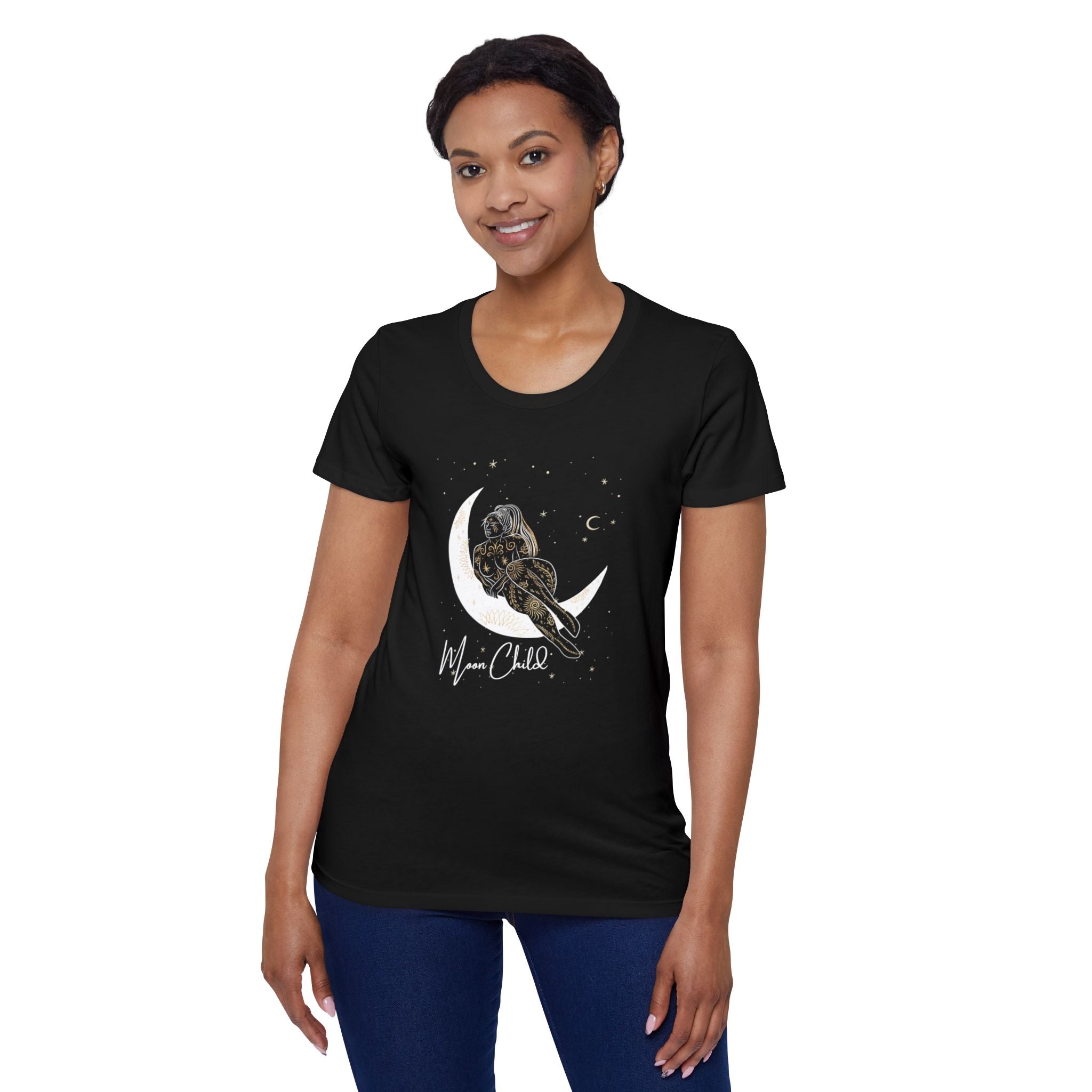 Moon Child Organic T-Shirt by Story of Awakening