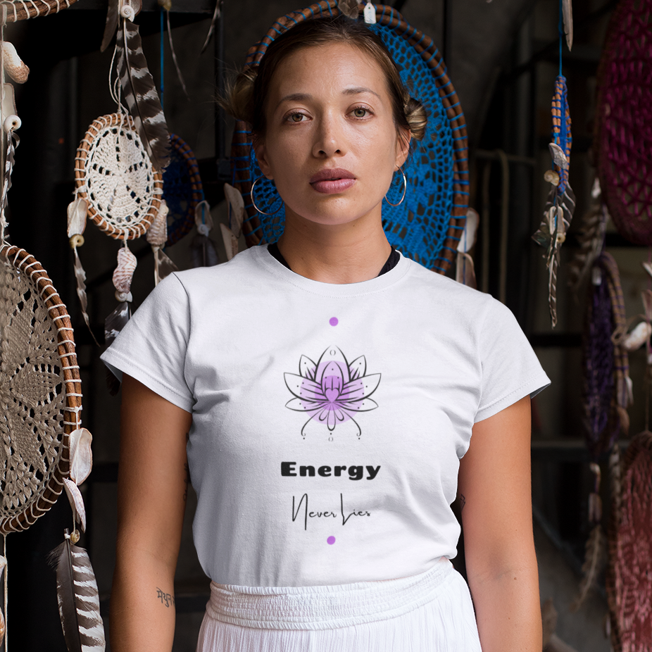 Story of Awakening Lifestyle Community Spirituality Relationships Love Light Meditation Oneness Earth Balance Healing Shop Store Charity Tree Nature Read Write T shirt Tops Tees Clothing Women Horoscope Organic Cotton Energy Never Lies Quote