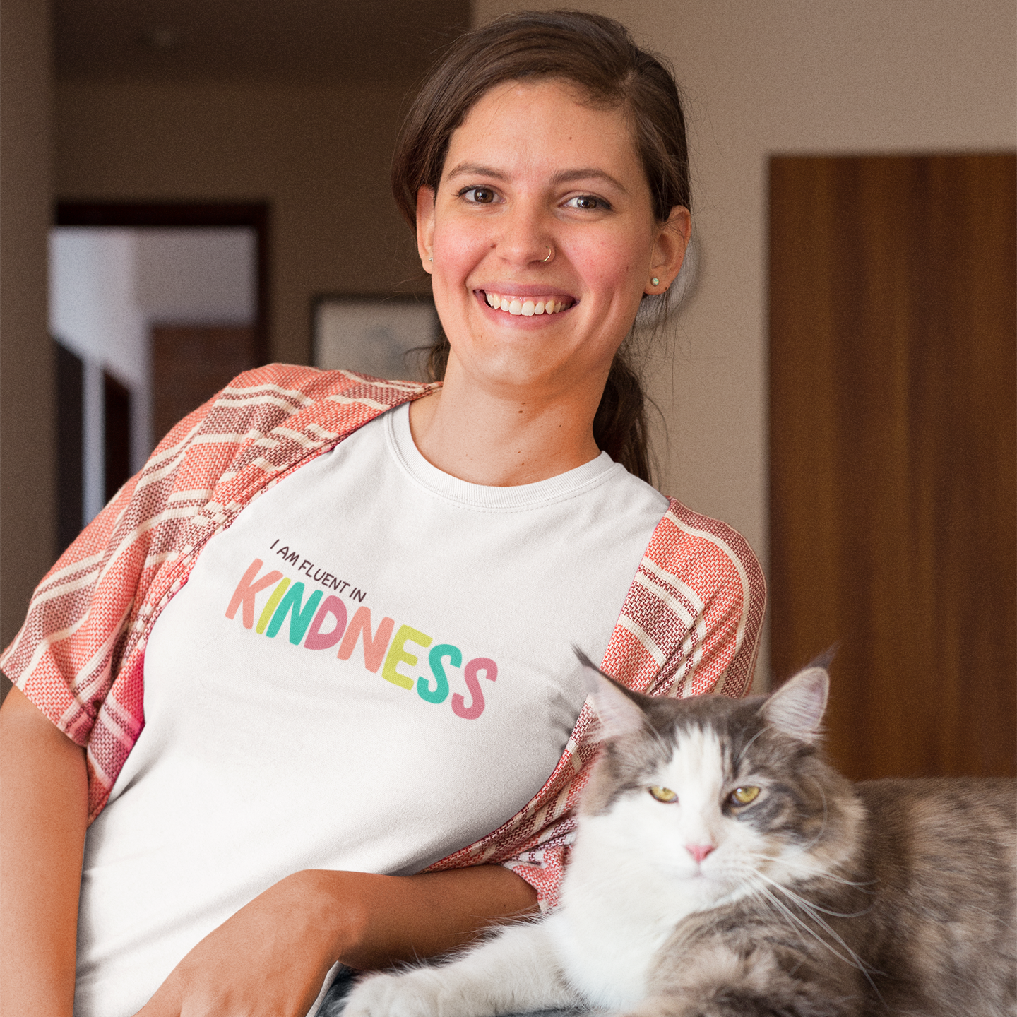 Story of Awakening Lifestyle Community Spirituality Relationships Love Light Meditation Oneness Earth Balance Healing Shop Store Charity Tree Nature Read Write T shirt Tops Tees Clothing Women Horoscope Organic Cotton Fluent In Kindness Quote