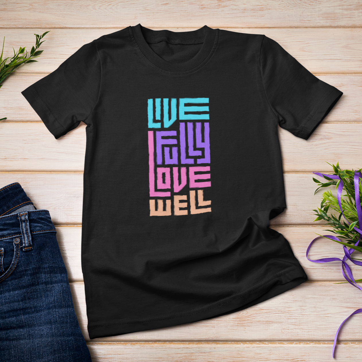 Story of Awakening Lifestyle Community Spirituality Relationships Love Light Meditation Oneness Earth Balance Healing Shop Store Charity Tree Nature Read Write T shirt Tops Tees Clothing Women Horoscope Organic Cotton Live Fully Love Well Quote