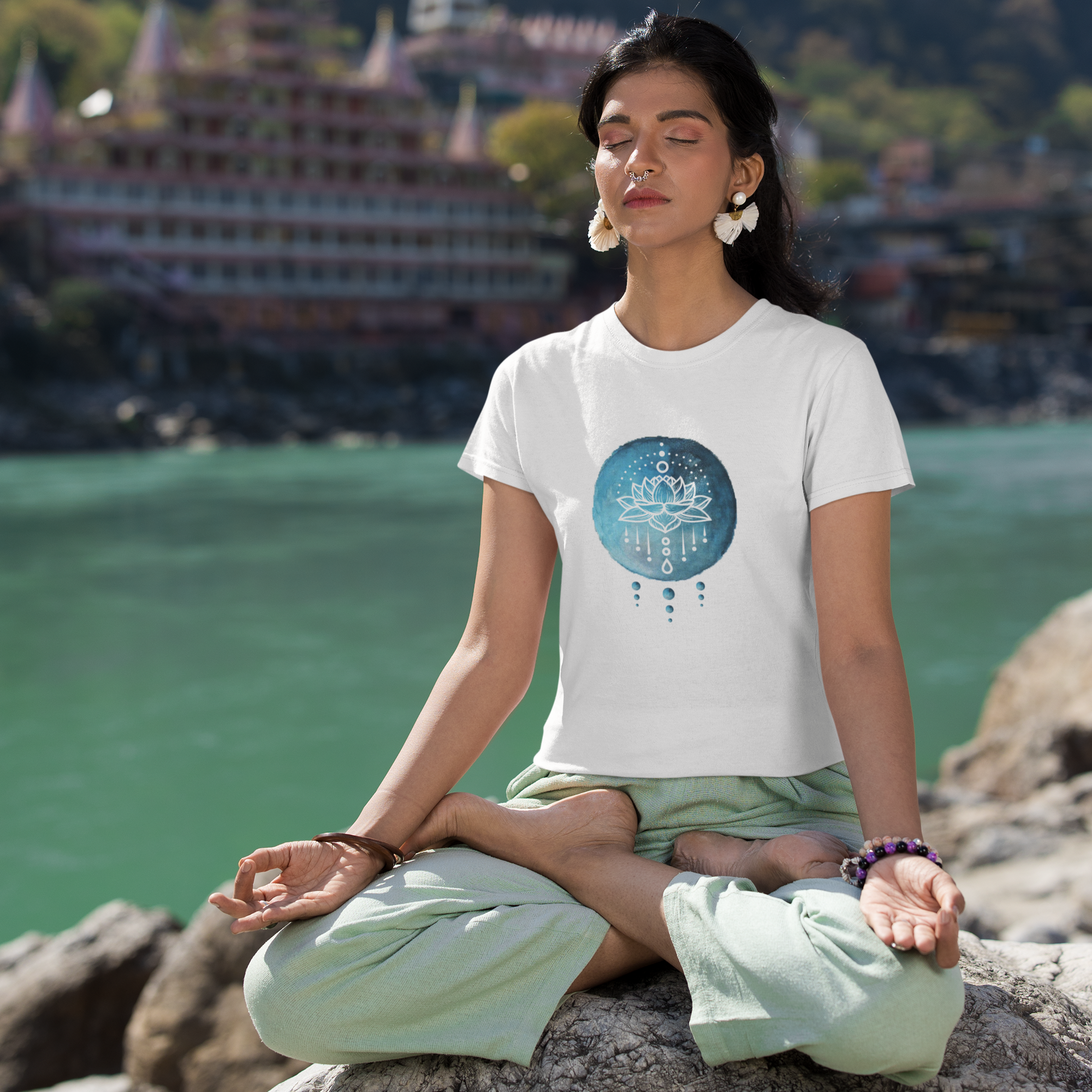 Story of Awakening Lifestyle Community Spirituality Relationships Love Light Meditation Oneness Earth Balance Healing Shop Store Charity Tree Nature Read Write T shirt Tops Tees Clothing Women Horoscope Organic Cotton Lotus Flower Enlightenment Quote