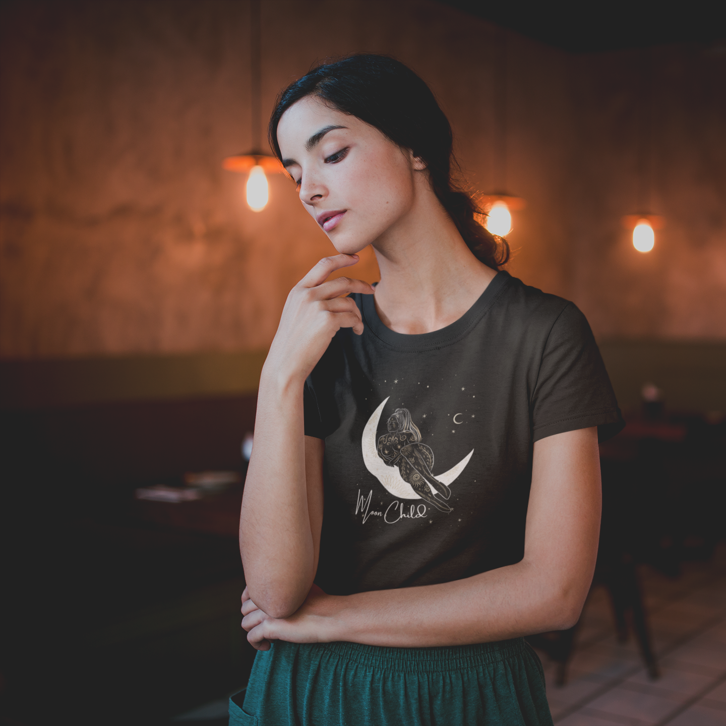 Story of Awakening Lifestyle Community Spirituality Relationships Love Light Meditation Oneness Earth Balance Healing Shop Store Charity Tree Nature Read Write T shirt Tops Tees Clothing Women Horoscope Moon Child Quote Wicca Witch