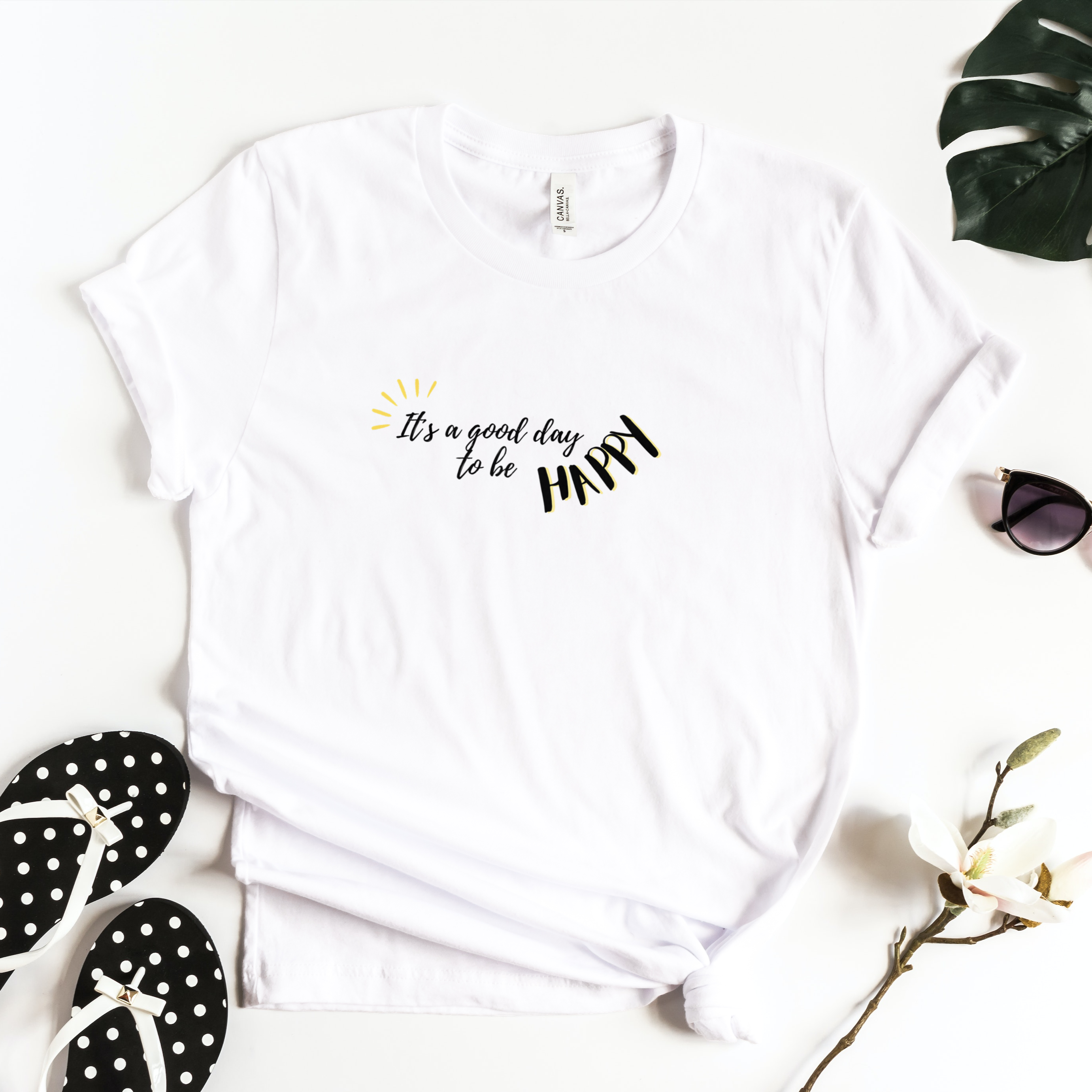 Story of Awakening Lifestyle Community Spirituality Relationships Love Light Meditation Oneness Earth Balance Healing Shop Store Charity Tree Nature Read Write T shirt Tops Tees Clothing Women Horoscope Organic Cotton Good Day To Be Happy Quote