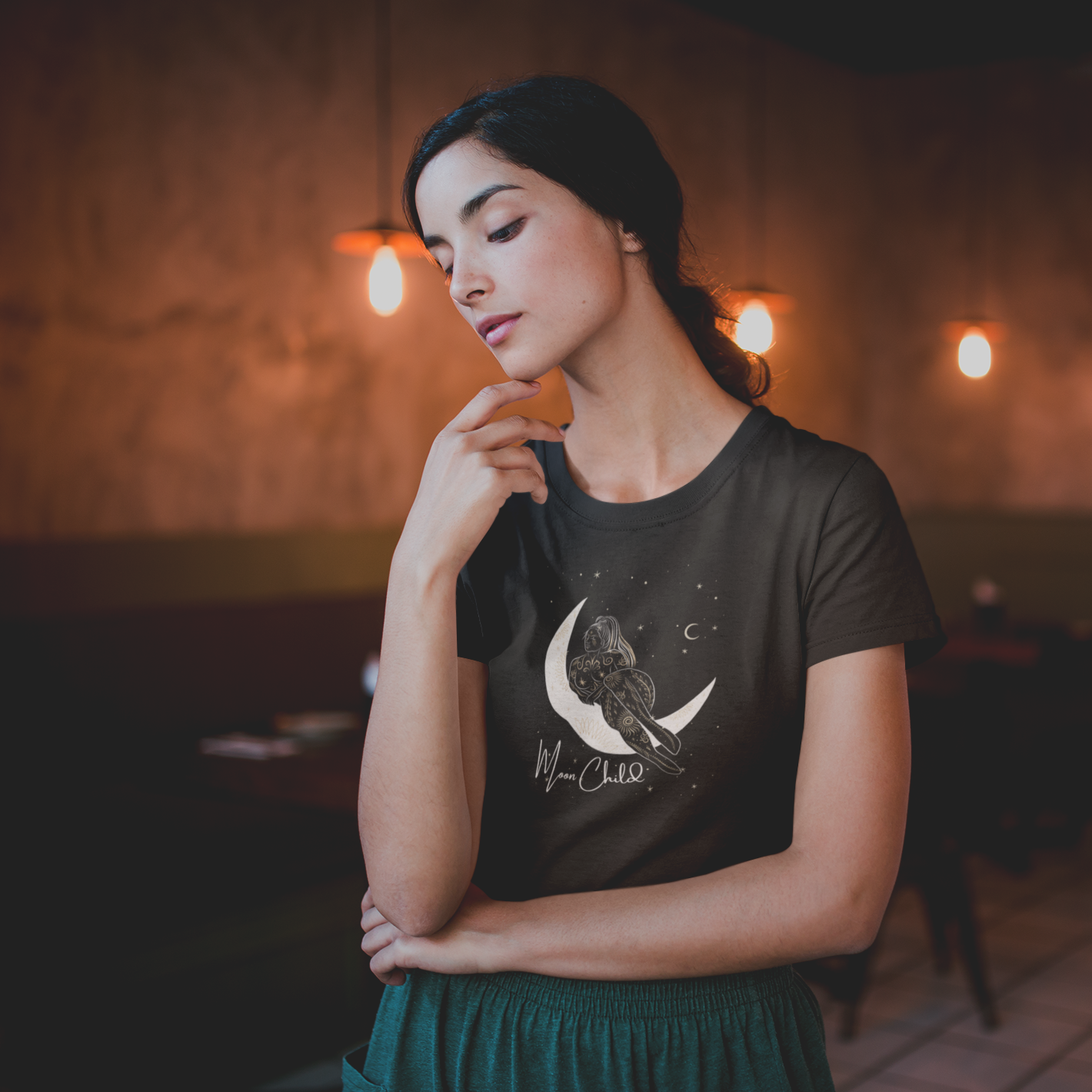 Story of Awakening Lifestyle Community Spirituality Relationships Love Light Meditation Oneness Earth Balance Healing Shop Store Charity Tree Nature Read Write T shirt Tops Tees Clothing Women Horoscope Moon Child Quote Wicca Witch