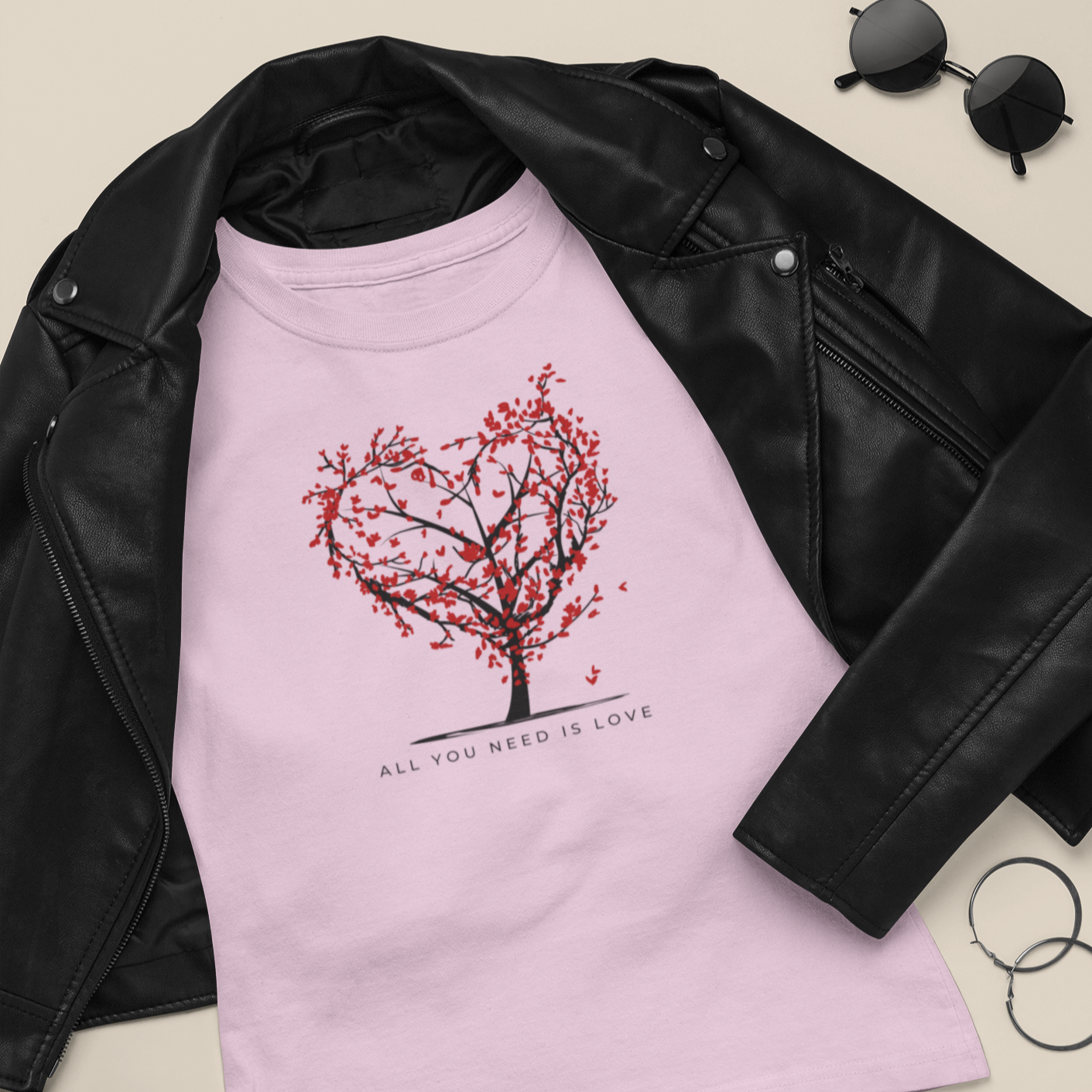 Story of Awakening Lifestyle Community Spirituality Relationships Love Light Meditation Oneness Earth Balance Healing Shop Store Charity Tree Nature Read Write T shirt Tops Tees Clothing Women Horoscope All you need is love quote Valentines Day